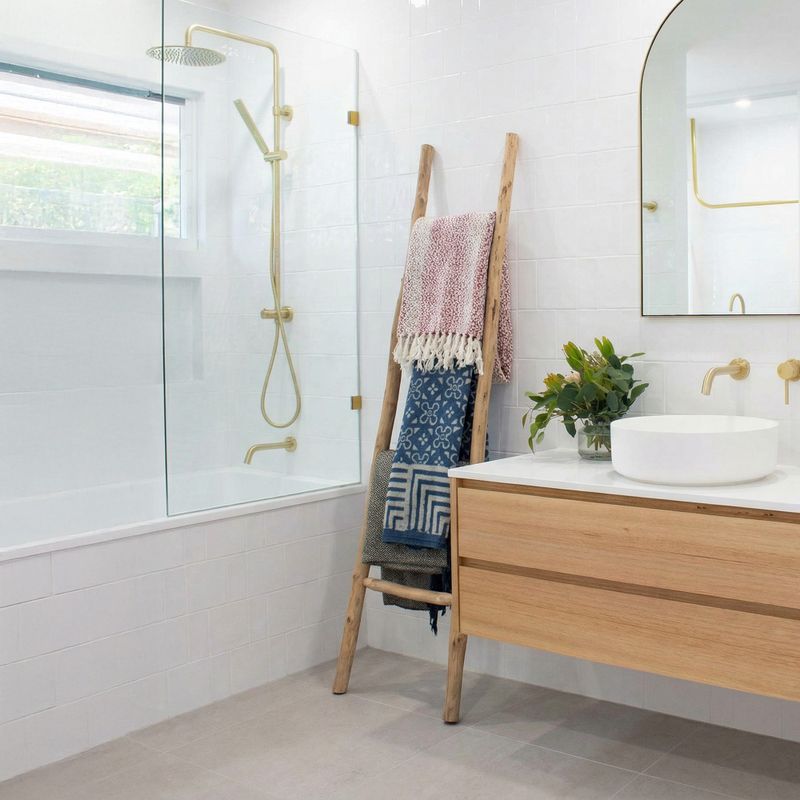 Large Kemu Wood Ladder - 1.5m - Natural - Japan Style