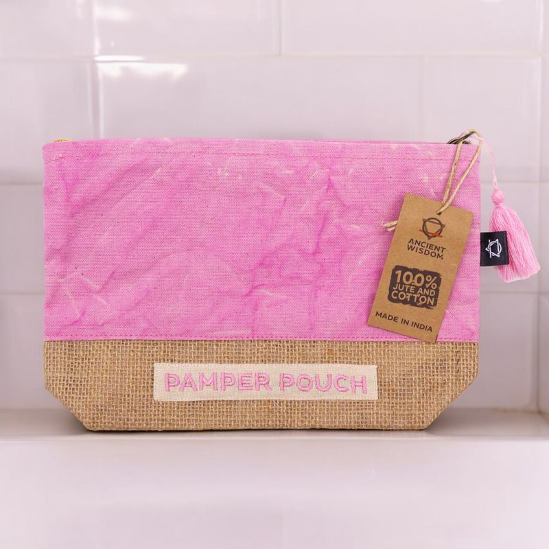 Pamper Pouch - Розово и лилаво - Stonewash