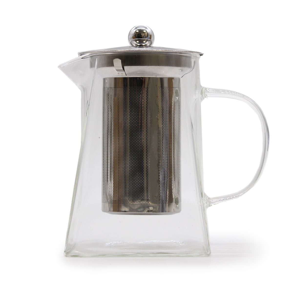 Chaleira com infusor de vidro - Forma de torre - 780 ml