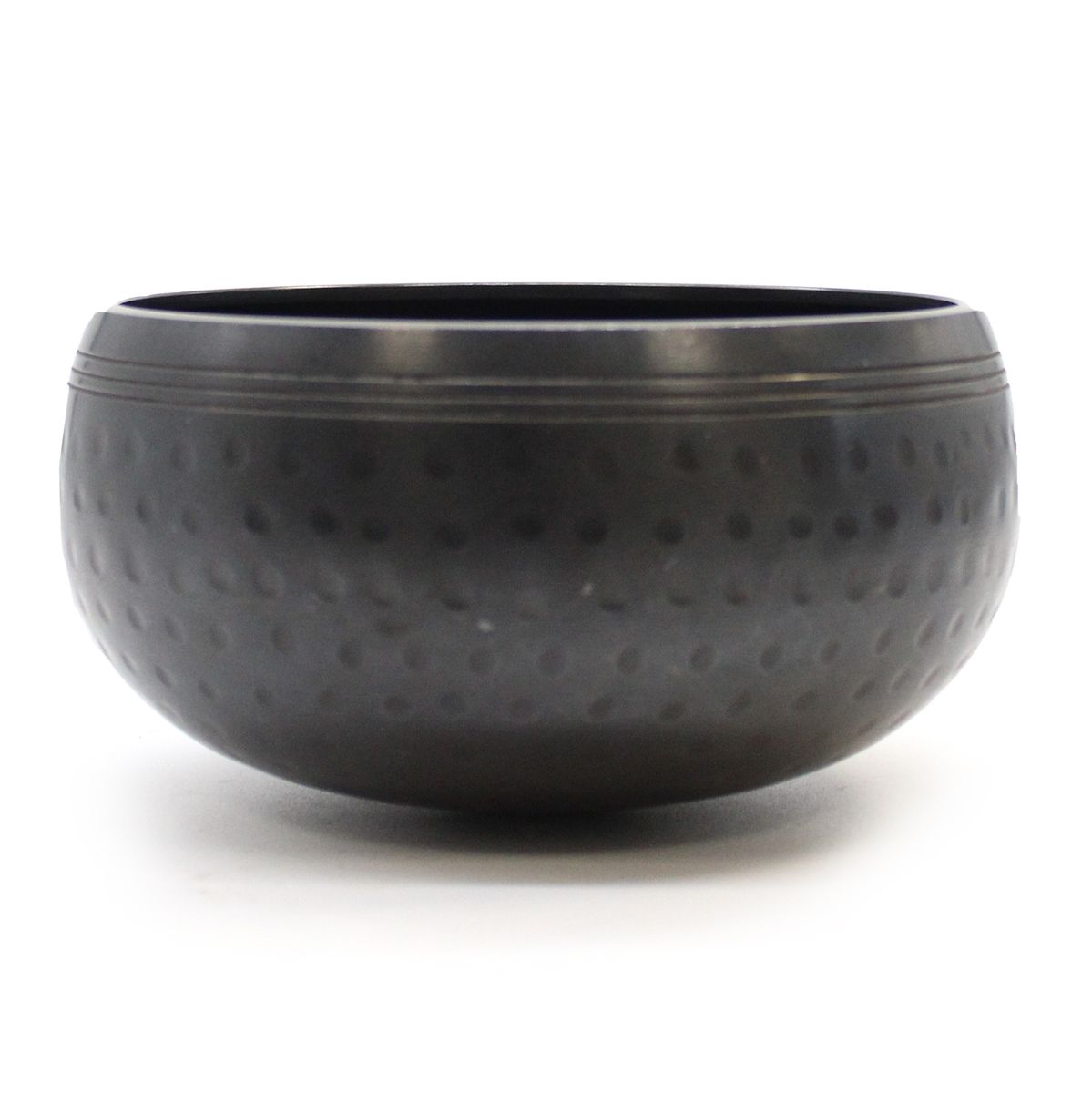 Taça Pequena Martelada Preta - 14 cm
