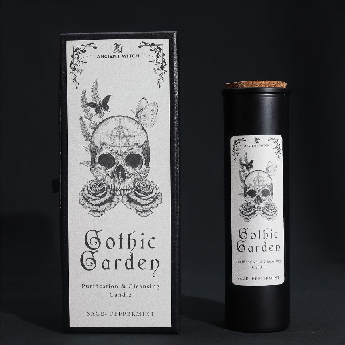 Velas purificadoras das bruxas antigas - Jardim gótico