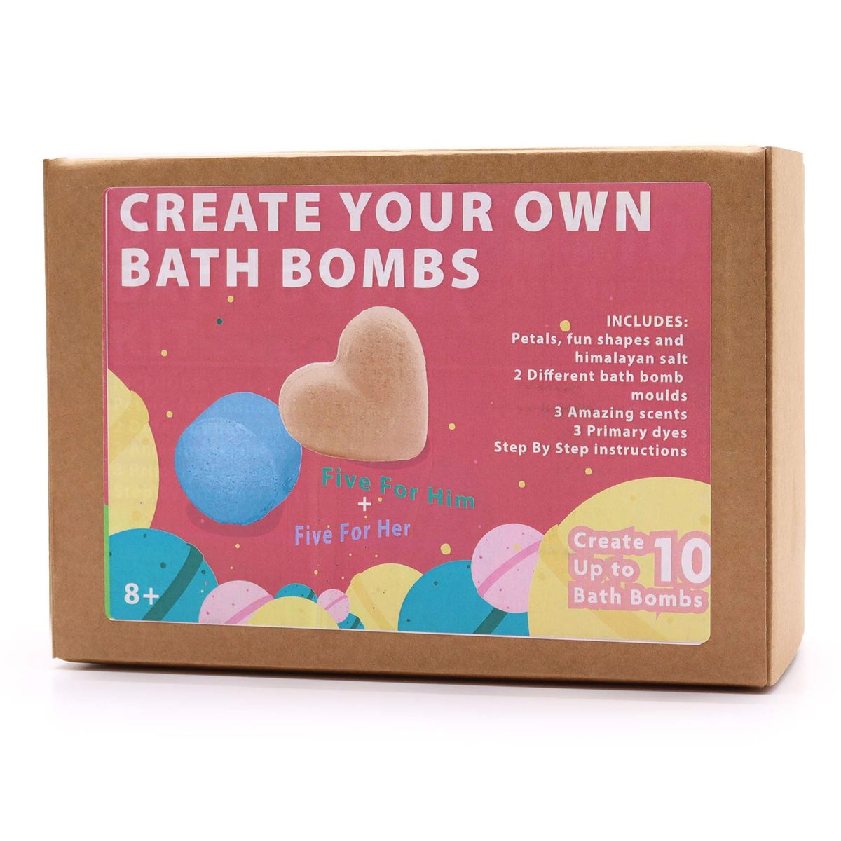 Kit de bombas de banho - Liga e cetim