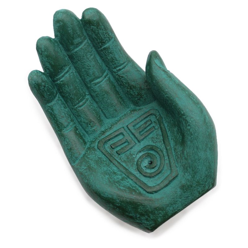 Main Porte-Encens - Protection de la Terre (vert)