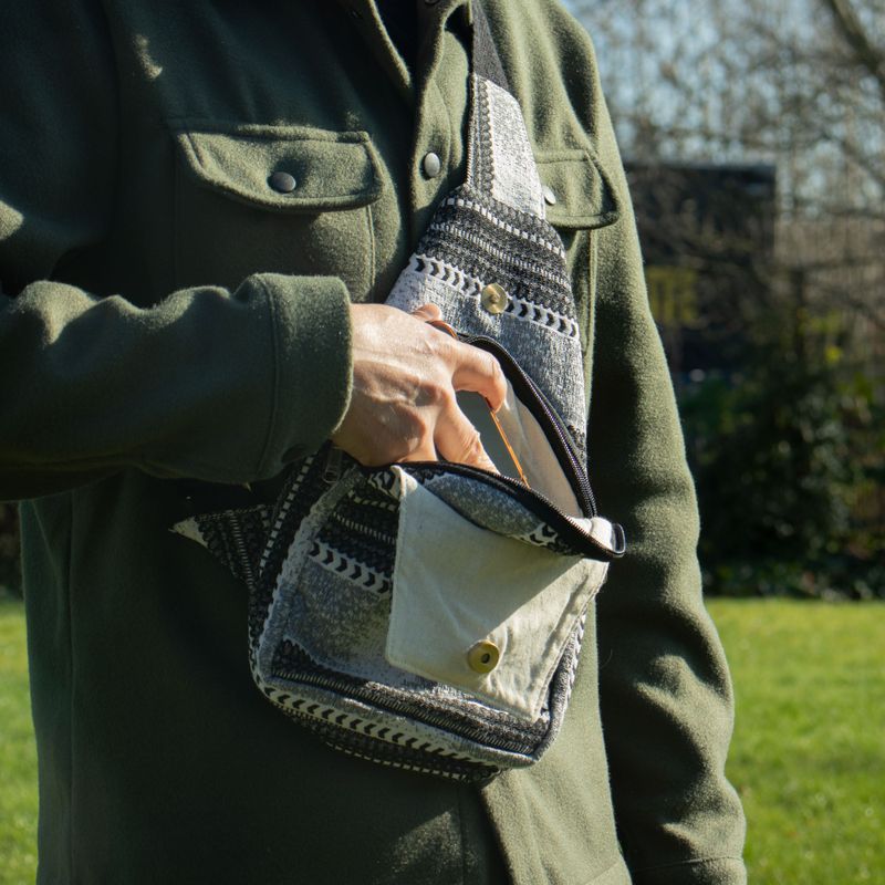 Jacquard Natural Bags - Urban Caravan - Cross Bag