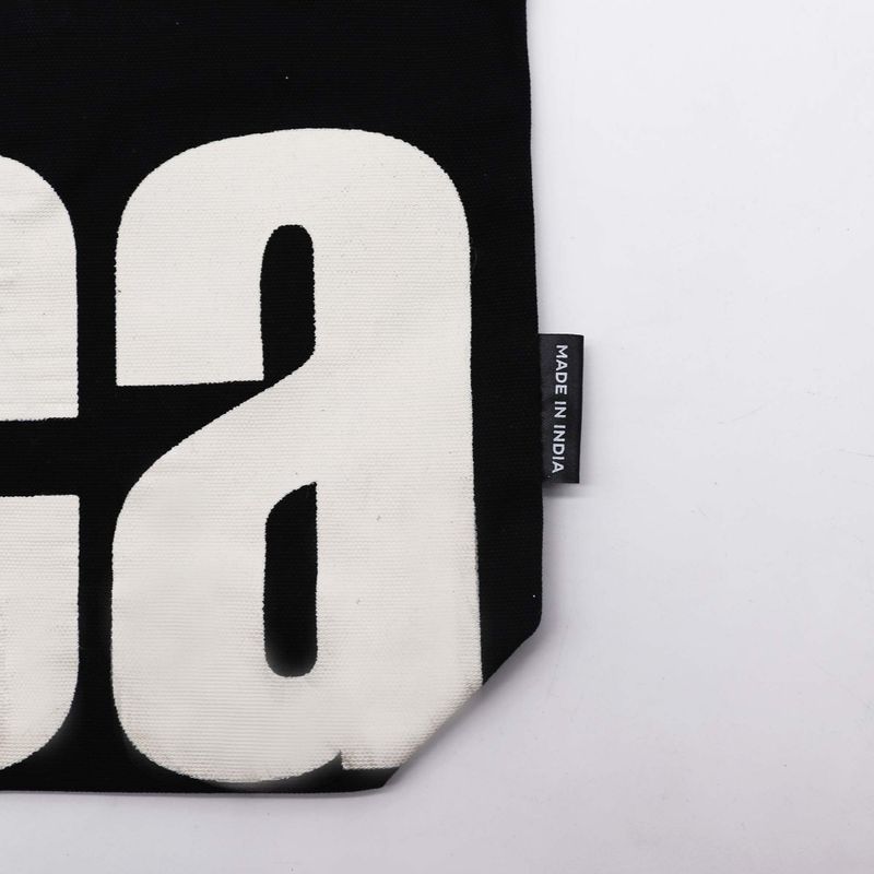Iconic Classic Tote Bag - Mi Vida Loca - Black Natural 10oz (36x43x10cm)