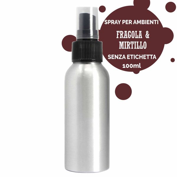 Spray Per Ambienti (no etichetta) - Fragola e Mirtillo