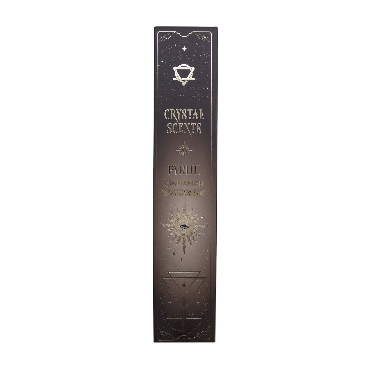 Incenso de purificação com fragrância de cristal de pirita - Canela
