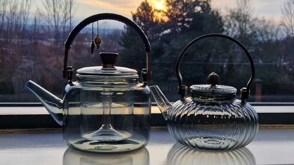 Tetera de vidrio