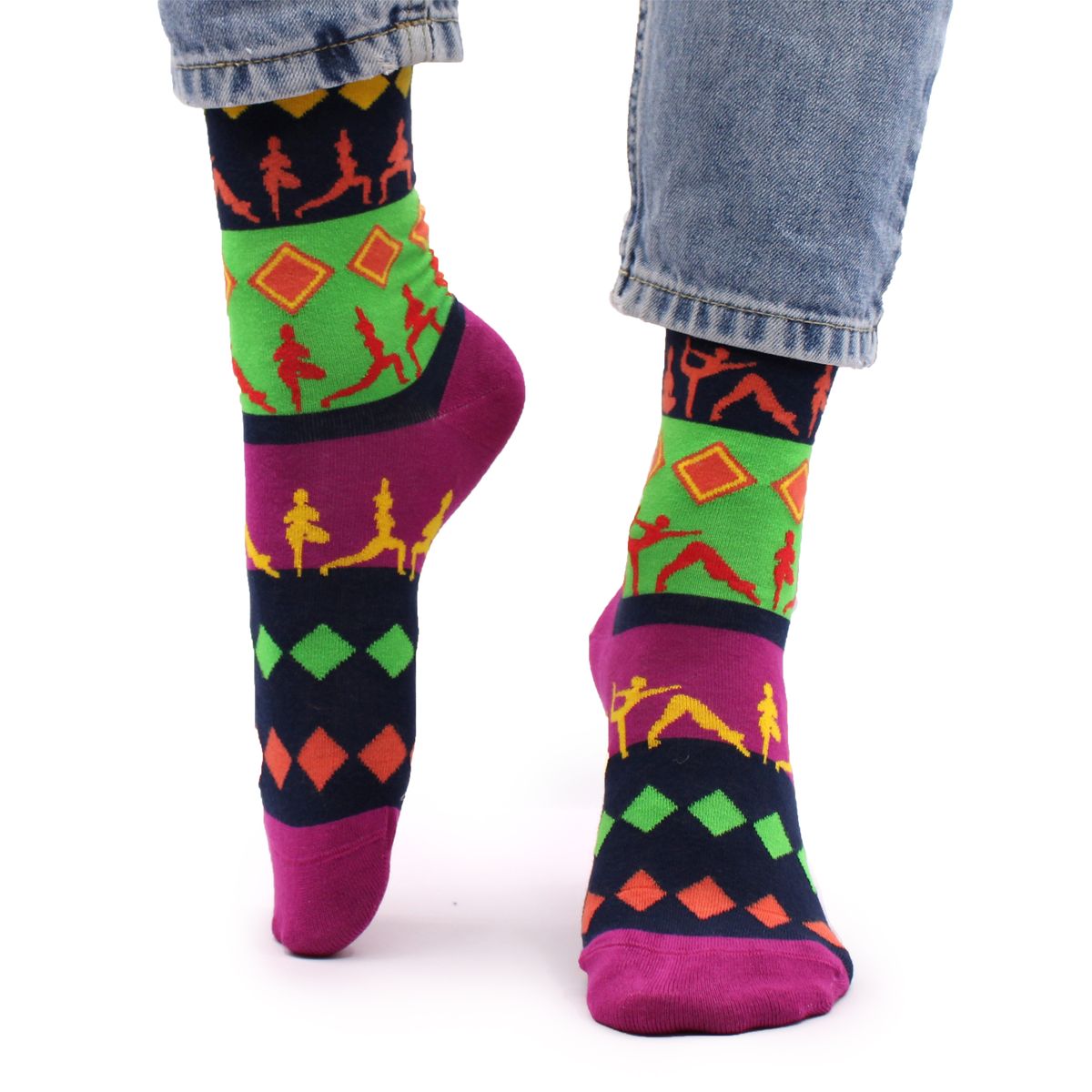Meias de bambu Hop Hare (S/M) - Posturas de ioga