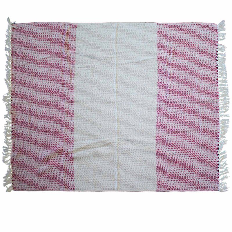 Плед Boho Comfort 125x150 см - Рубіновий Двоколірний