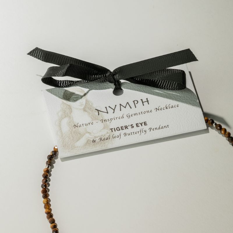 Nymph Spirit Gemstone Necklace Set - Sea Sunset