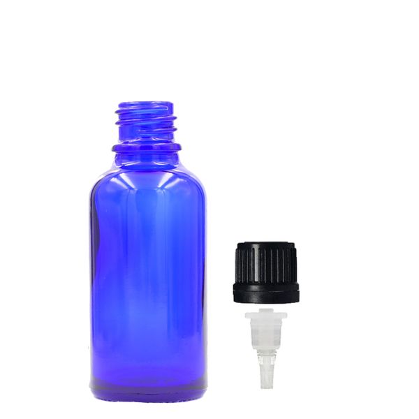 15ml Blå Glasflaska med Dropparlock