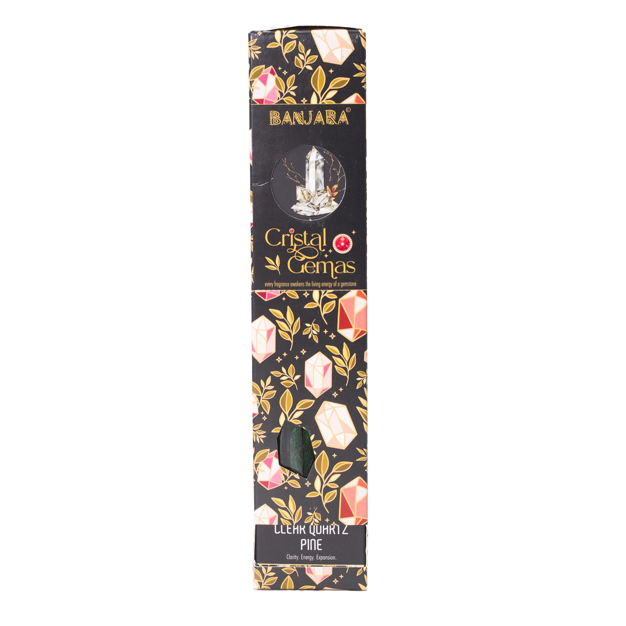 Banjara Cristal Gemas - Clear Quartz Pine