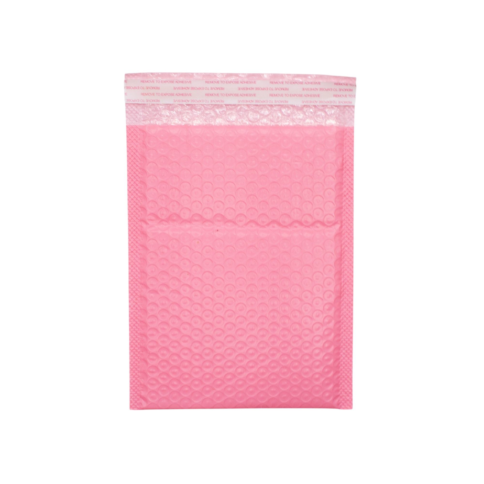 Envelope com Bolhas de Polietileno Rosa (180x230+40mm)