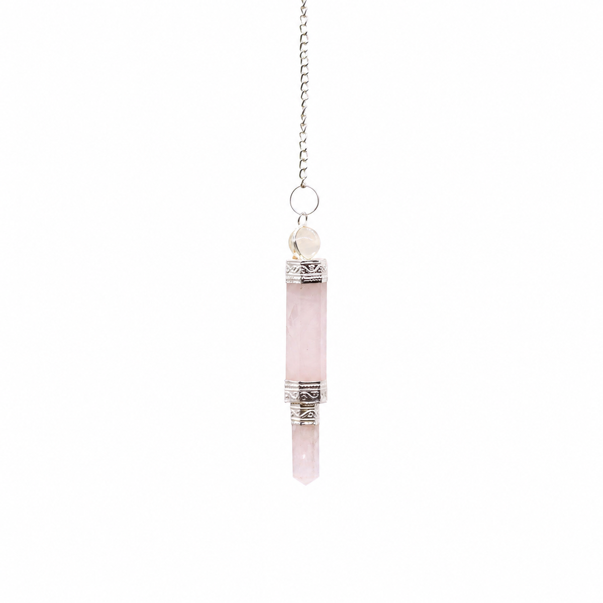 Pêndulos Especiais - Quartzo Rosa 3 Partes