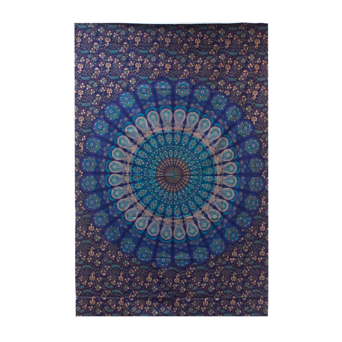 Colcha individual de algodão - Mandala clássica