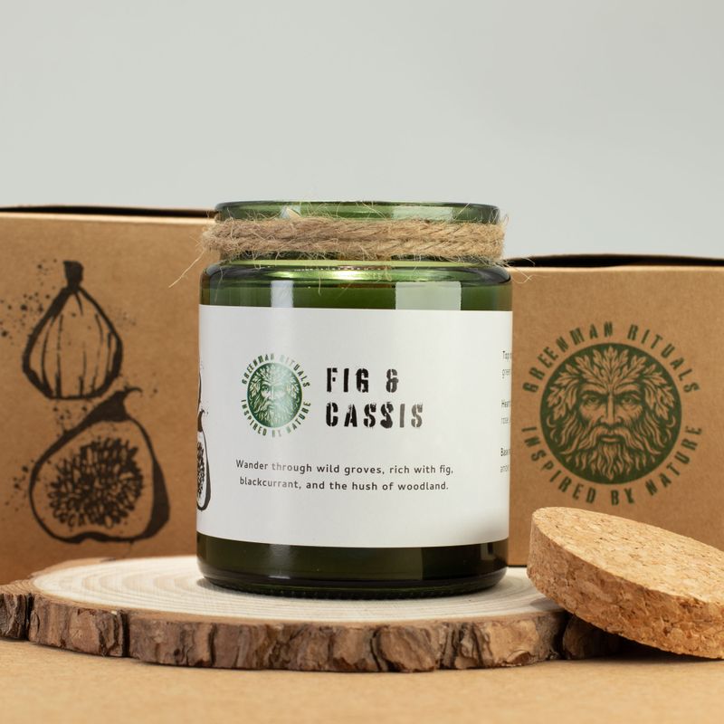 Woodwick Soy Candle - Crushed Fig & Casis