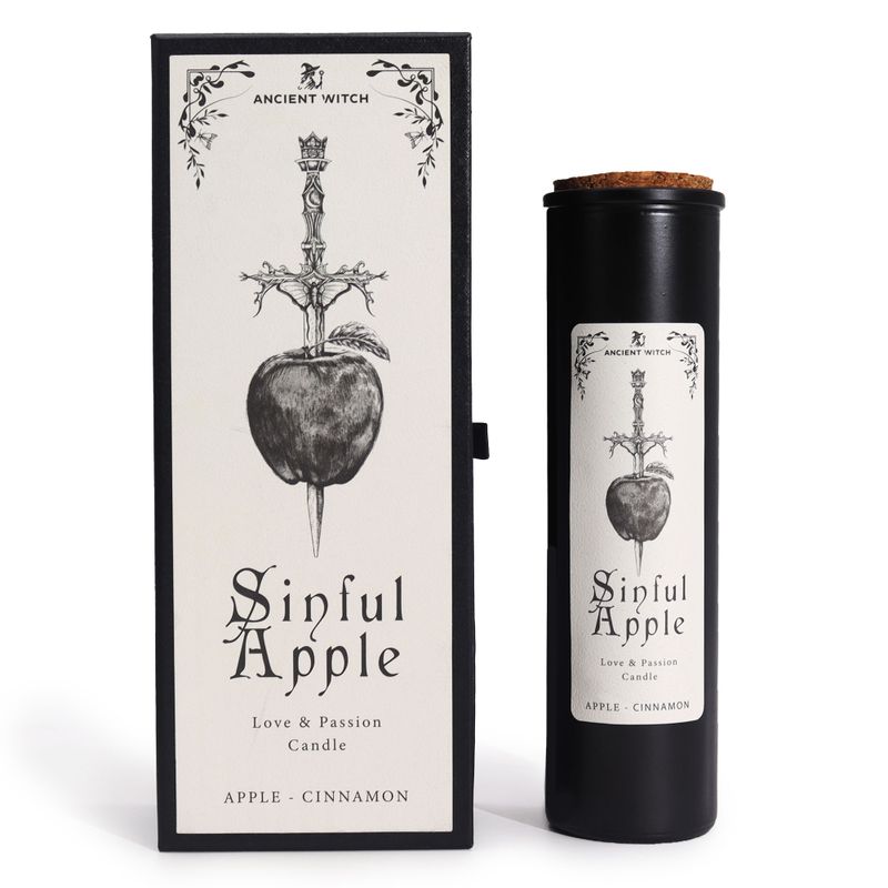 Bougies Magique de Purification Sorcière Ancestrale - Pomme Pécheresse