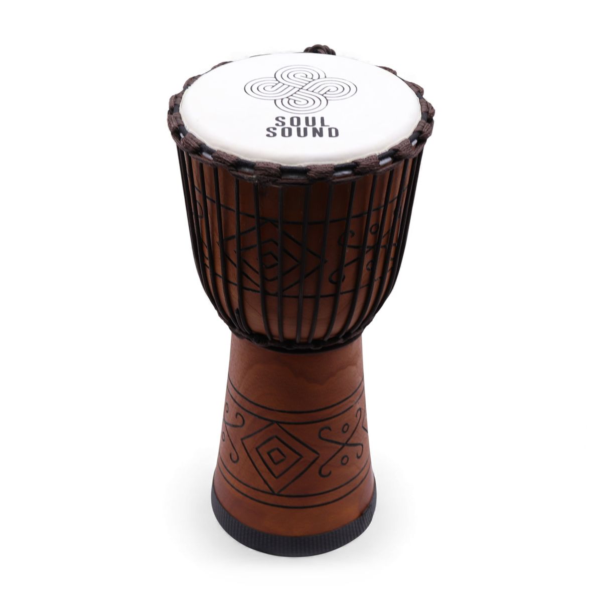 Tambor Djembe Pro Grande "Som da Alma" – Som Grave – 50 cm
