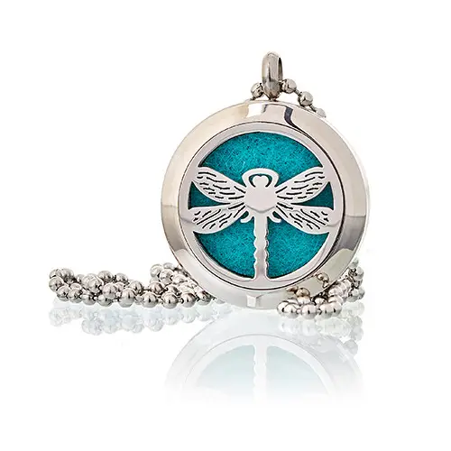 Aromatherapy Jewellery Necklace - Dragonfly 25mm — Aromatherapy Tools · GlowDuty apothecary