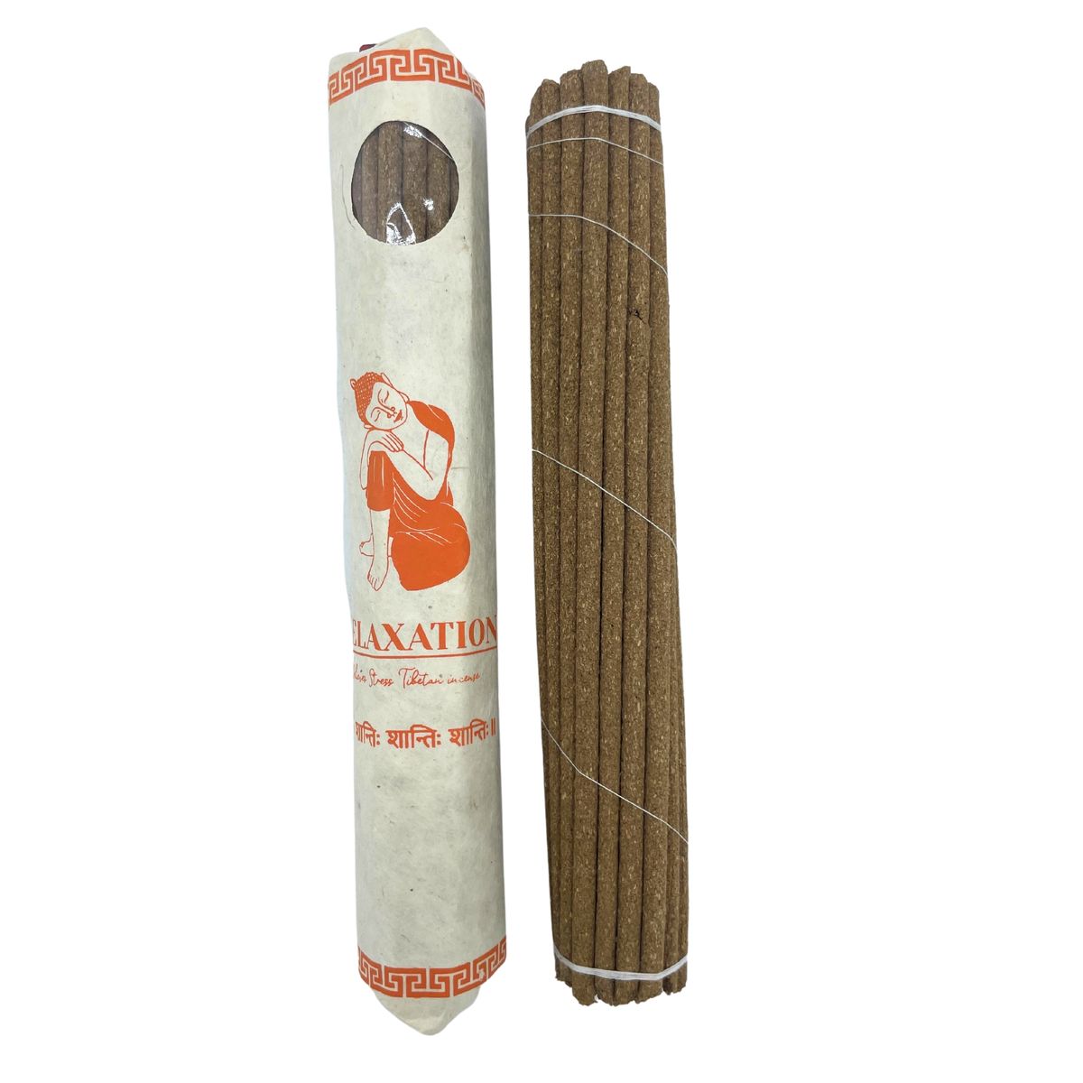 Pacote enrolado de 30 incensos tibetanos premium - Relaxante