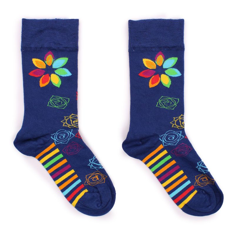 Hop Hare Bamboo Socks (36-41) - Rainbow Chakra