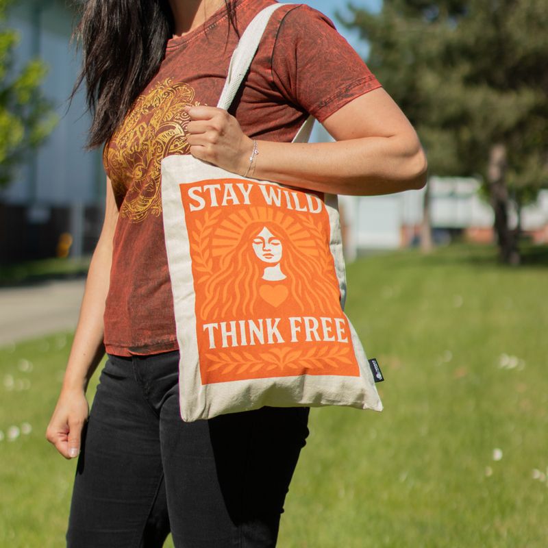 Iconic Toni Tote Bag - Stay Wild (41x31cm) - Natural 10oz