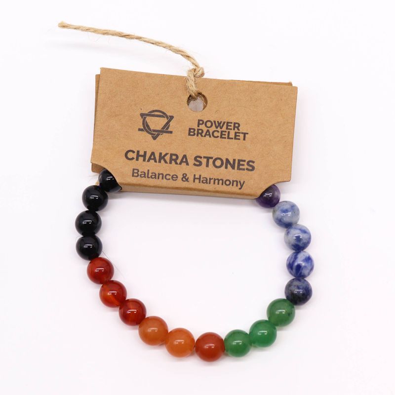 Bracelet de puissance - Pierres des chakras