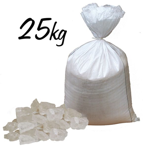 Pedaços de Cristal Branco 1KG - Ampla