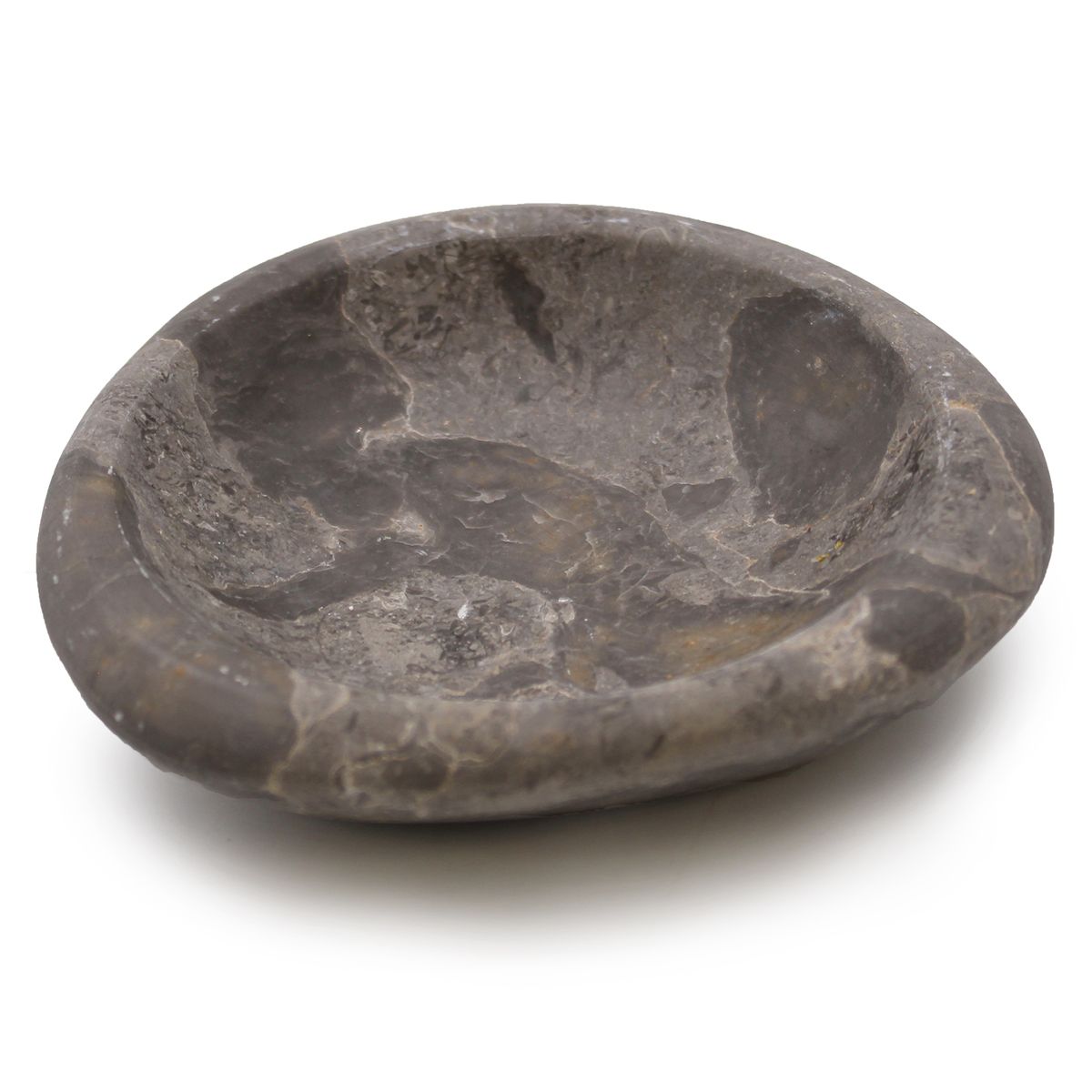 Saboneteira de mármore trioval
