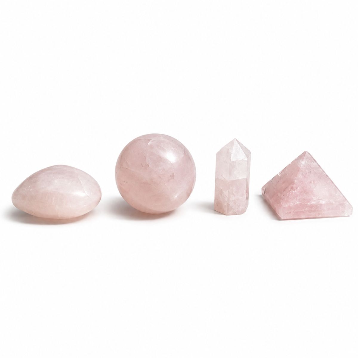 Cuatro Formas de Gemas - quartzo rosa
