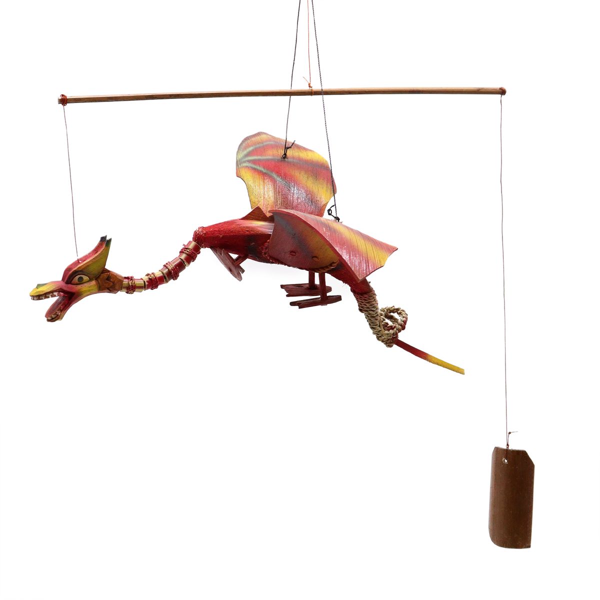 Dragão Voador Vermelho 37 cm