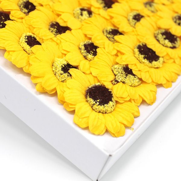 Tournesols de Savons pour Bouquet - S/Jaune