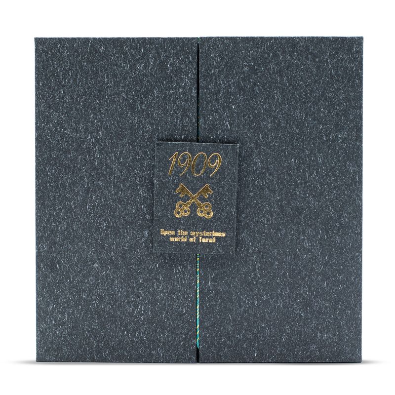 Gold & Turquoise Foil Tarot Card Gift Box Set - with booklet