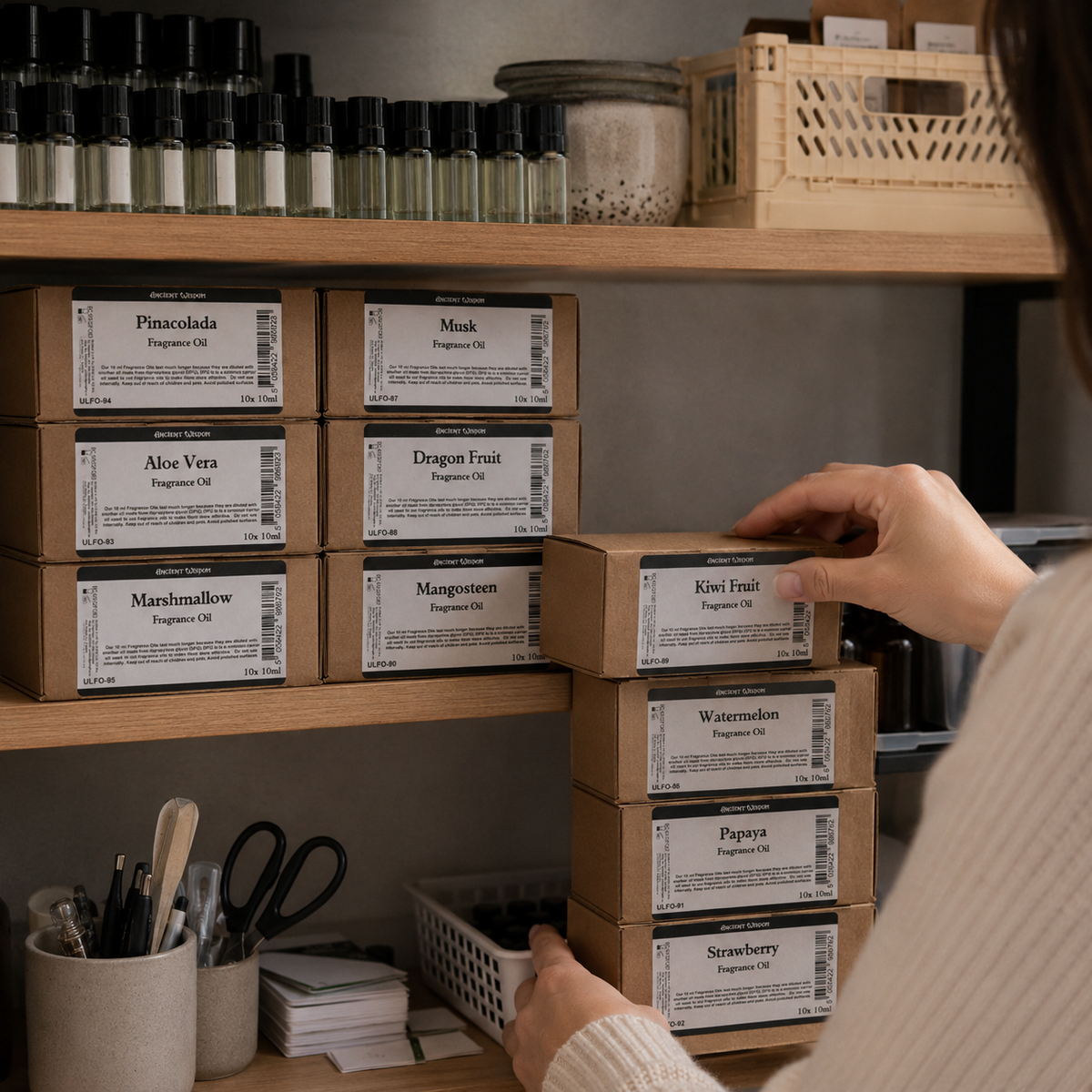 Ancient Wisdom Fragrance Oils - UNLABELLED