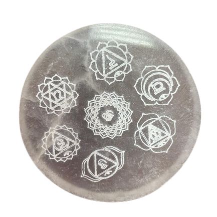Placa de Carregamento Pequena 8 cm - Design Chakra