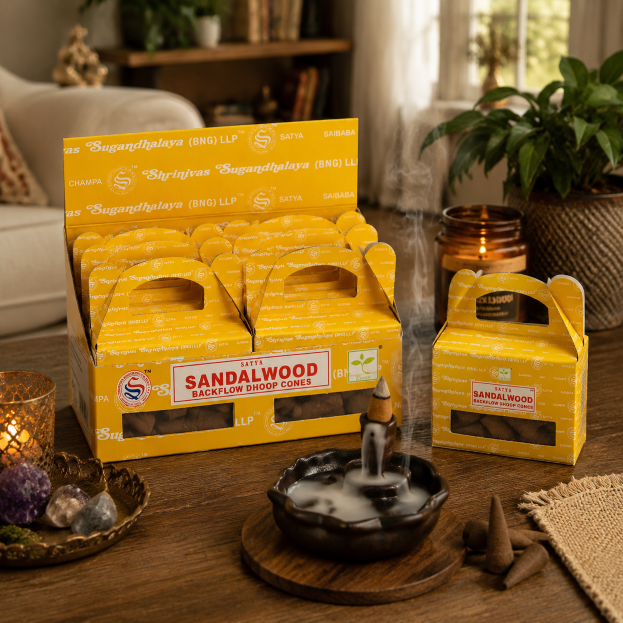 Kadzidełka Satya Backflow Dhoop