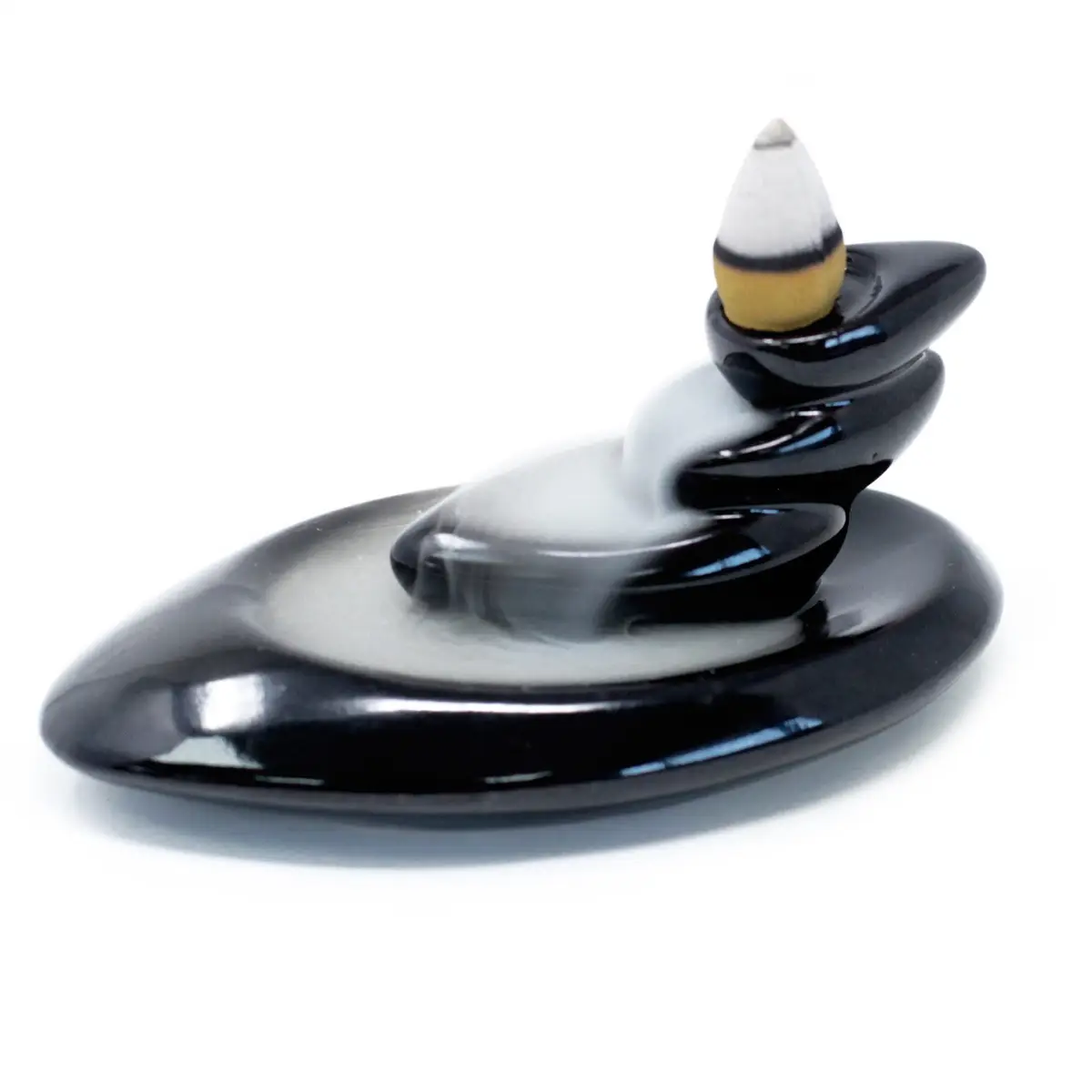 Back Flow Incense Burner - Small Pebbles — Incense · GlowDuty apothecary