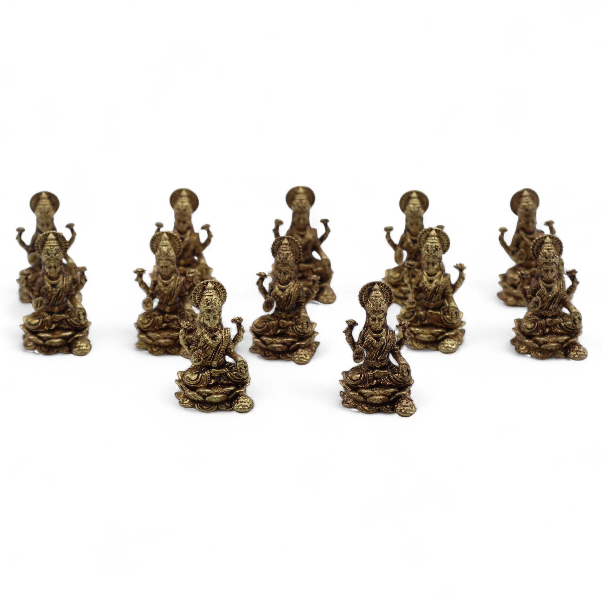 Miniatyrstaty av Guden Laxmi (11g)  - 30mm