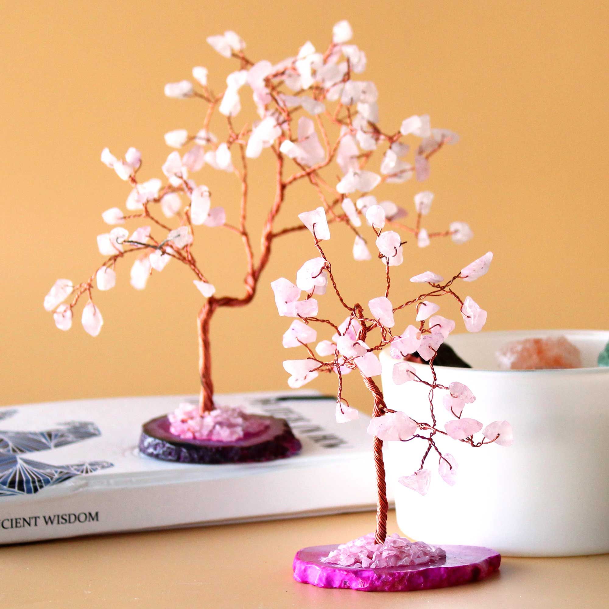Gemstone Tree with Agate Base