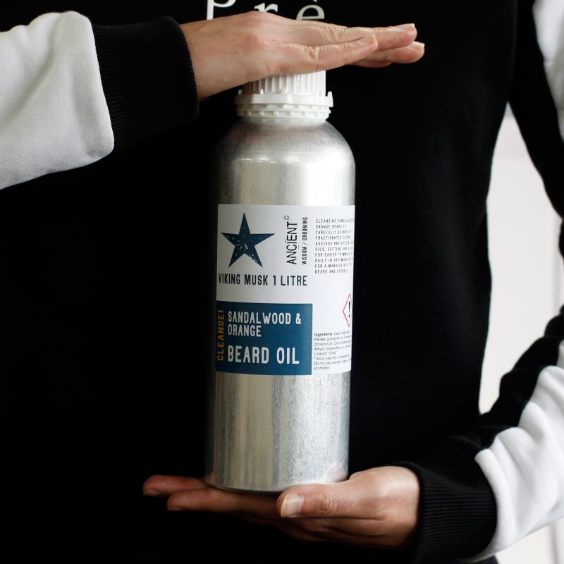 Huile Barbe 1 Litre - Musk Viking - Nettoie !