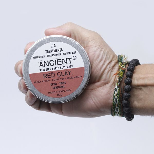 Masques pour visage en argile rouge 80g