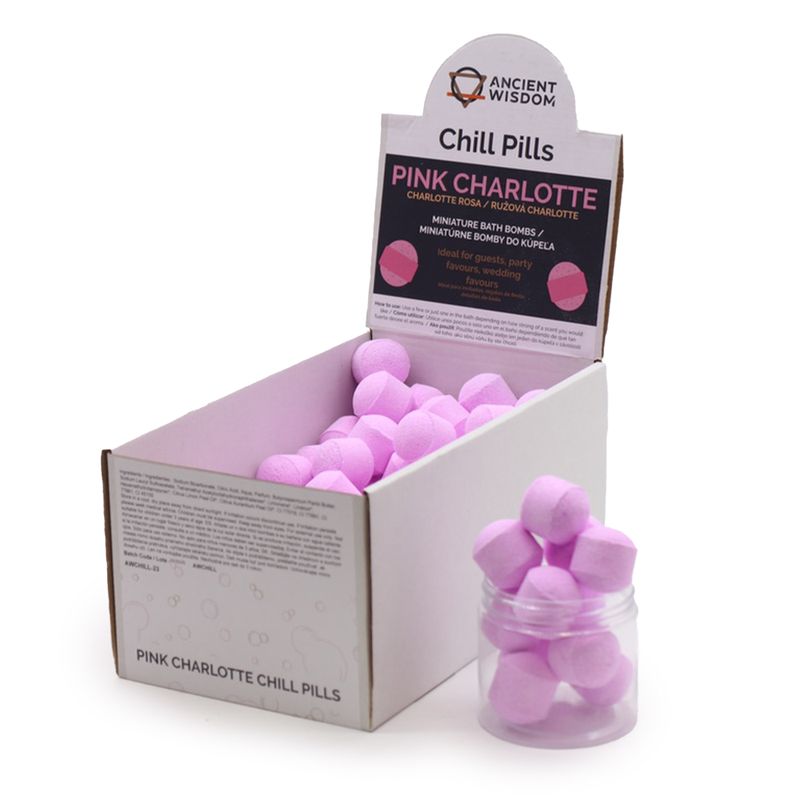 Boîte 1,3 kg - mini boules de bain de Dubai - Charlotte Rose
