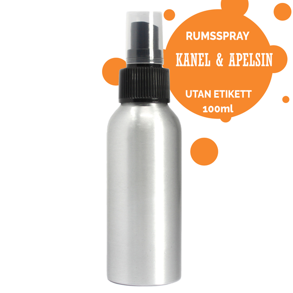 100ml Rumsspray - Kanel & Apelsin - Utan Etikett