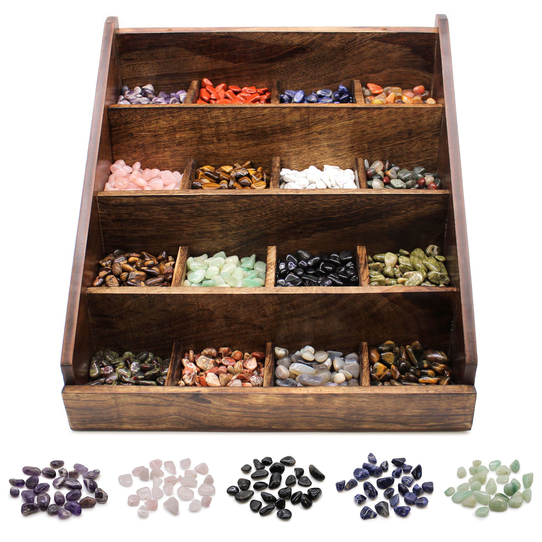 Малки африкански полирани камъни - комплект за начинаещи