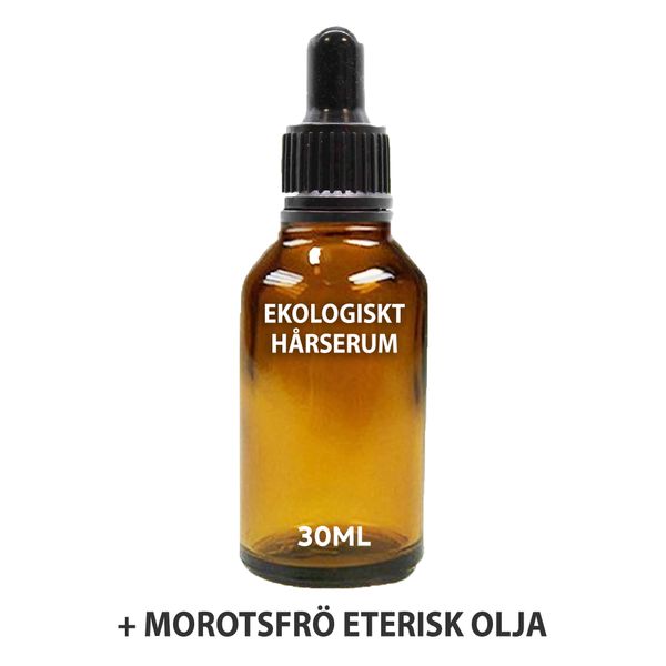 Ekologiskt Hårserum Utan Etikett 30ml - Morotsfrö