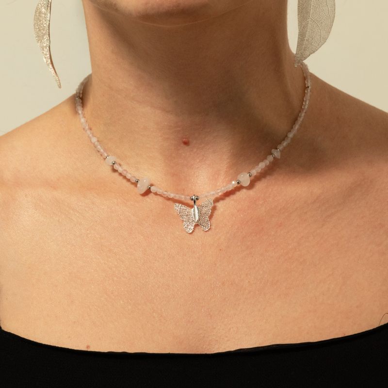 Nymph Spirit Gemstone Necklace Set - Love & Flame