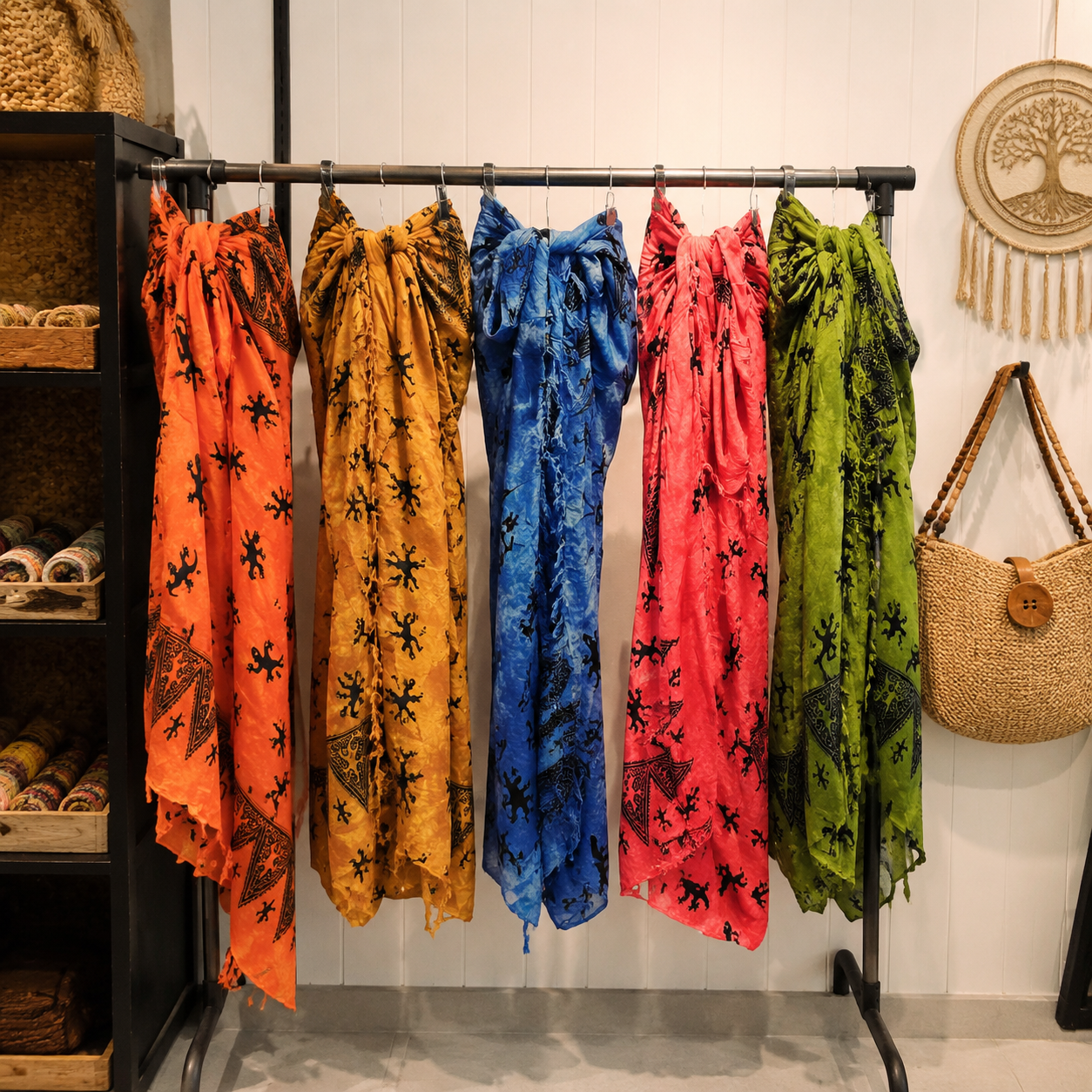 Bali Cool - Gecko Scarves / Sarongs