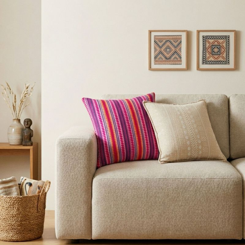 Classic Cushion Cover - Soft Stone- 45x45cm