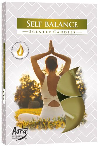 Комплект от 6 ароматизирани чайни свещи - Self Balance